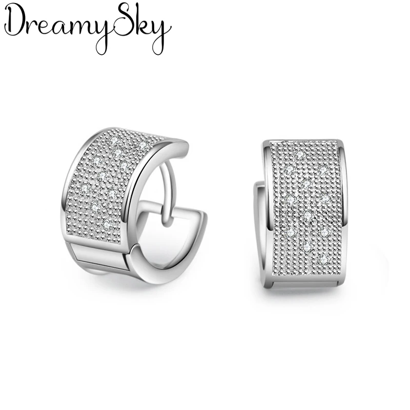 Real Pure 925 Sterling Silver Jewelry Korean Big Round Crystal Hoop Earrings For Women Wedding Bijoux Pendientes Brincos
Real Pure 925 Sterling Silver Jewelry Korean Big Round Crystal Hoop Earrings For Women Wedding Bijoux Pendientes Brincos