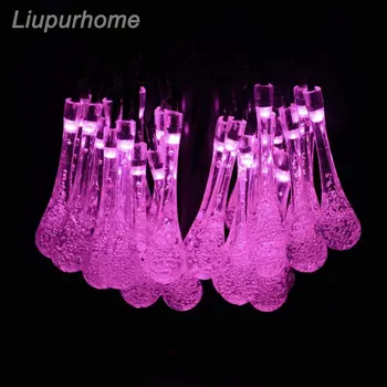 6m 30Pcs LED Water Droplets Solar Fairy Lights Outdoor Garland Star Rain LED String Lights for Xmas Tree Garden Home Decor MYC
6m 30Pcs LED Water Droplets Solar Fairy Lights Outdoor Garland Star Rain LED String Lights for Xmas Tree Garden Home Decor MYC
