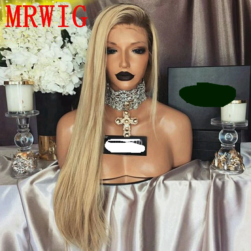 MRWIG Long Straigth Brown Ombre 27# Mixed 613# Free Part Glueless Front Lace Wig Short Dark Roots 16-26in
MRWIG Long Straigth Brown Ombre 27# Mixed 613# Free Part Glueless Front Lace Wig Short Dark Roots 16-26in