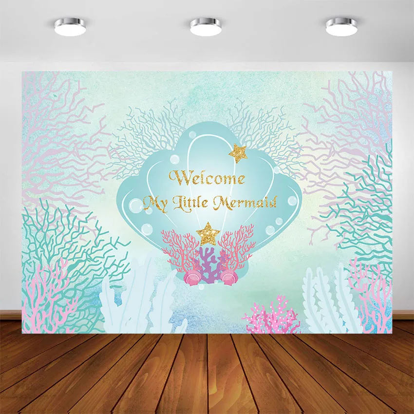 Photography Background Ocean Shell Under The Sea Seaweed Child Happy Birthday Theme Party Mermaid Backdrops Photobooth
Photography Background Ocean Shell Under The Sea Seaweed Child Happy Birthday Theme Party Mermaid Backdrops Photobooth