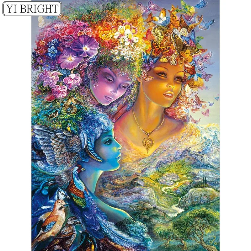 5D DIY Full Square Diamond Painting Cross Stitch Four seasons god 3D Diamond Embroidery Rhinestone Mosaic Home Decoration
5D DIY Full Square Diamond Painting Cross Stitch Four seasons god 3D Diamond Embroidery Rhinestone Mosaic Home Decoration