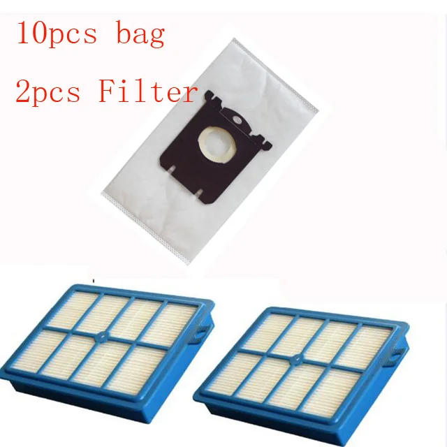High Quality 10pcs Vacuum Cleaner Dust Bags s-bag & 2pcs H13 Hepa filter fit for Philips Electrolux Cleaner
High Quality 10pcs Vacuum Cleaner Dust Bags s-bag & 2pcs H13 Hepa filter fit for Philips Electrolux Cleaner