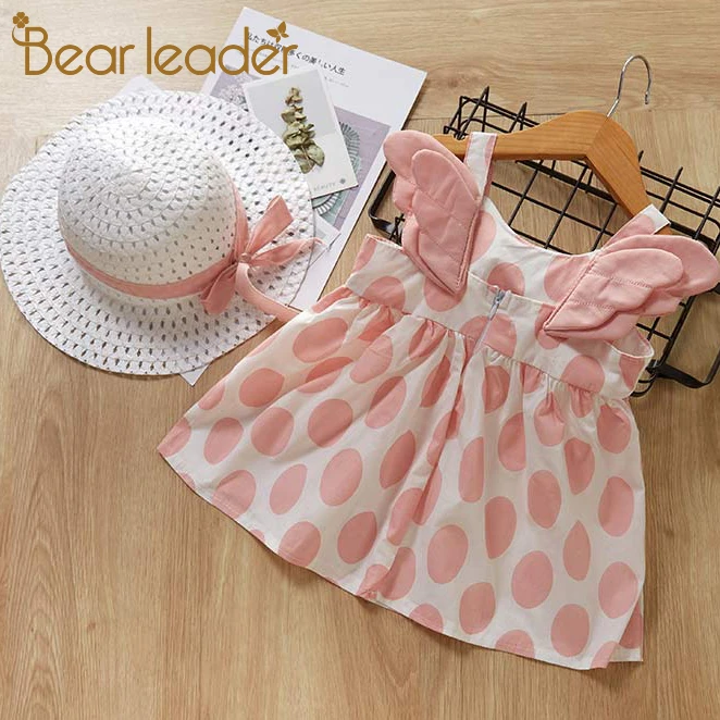 Bear Leader Baby Girls Dress Kids Sleeveless Dress Print Dot Baby Birthday Party Princess Dress With Hat 2Pcs Girl Clothes
Bear Leader Baby Girls Dress Kids Sleeveless Dress Print Dot Baby Birthday Party Princess Dress With Hat 2Pcs Girl Clothes