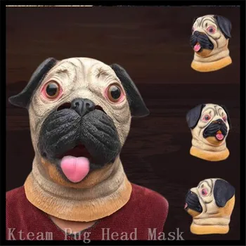 Top Grade 100% Latex Pug Dog Mask Full Head Mask Halloween Masquerade Fancy Dress Party Cosplay Costume Cute Animal Dog Mask Pug
Top Grade 100% Latex Pug Dog Mask Full Head Mask Halloween Masquerade Fancy Dress Party Cosplay Costume Cute Animal Dog Mask Pug