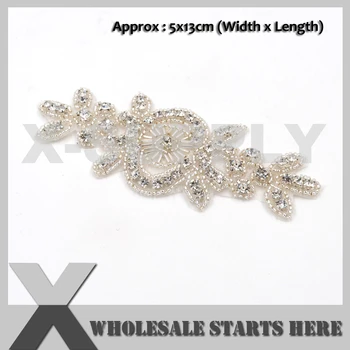 

Heat Transfer Rhinestone Applique Patches For Clothes Hair Piece,Sash,Belts,Bags