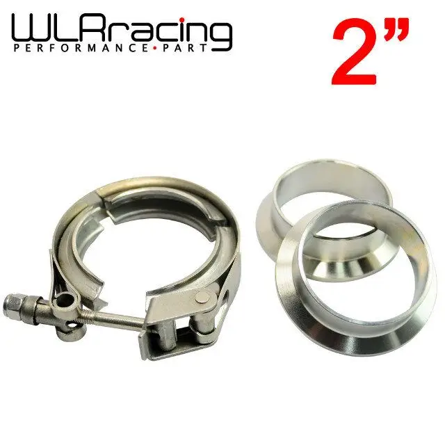 WLR RACING - 2 inch V-Band QUICK RELEASE CLAMP and COLLAR SET 51mm(2") STAINLESS STEEL Vband Kit WLR-VCQ2
WLR RACING - 2 inch V-Band QUICK RELEASE CLAMP and COLLAR SET 51mm(2") STAINLESS STEEL Vband Kit WLR-VCQ2