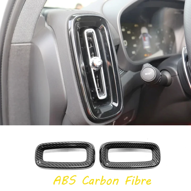 For Volvo XC40 2017 2018 2019 ABS Matte/Carbon Fibre Car left and right air outlet Cover Trim car styling accessories 2pcs
For Volvo XC40 2017 2018 2019 ABS Matte/Carbon Fibre Car left and right air outlet Cover Trim car styling accessories 2pcs