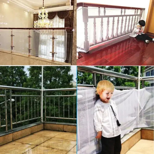 Practical Stair Safety Net Home Protective Grid Mesh Children Secure Guard 3M/2M Stair Railing Fence Net
Practical Stair Safety Net Home Protective Grid Mesh Children Secure Guard 3M/2M Stair Railing Fence Net