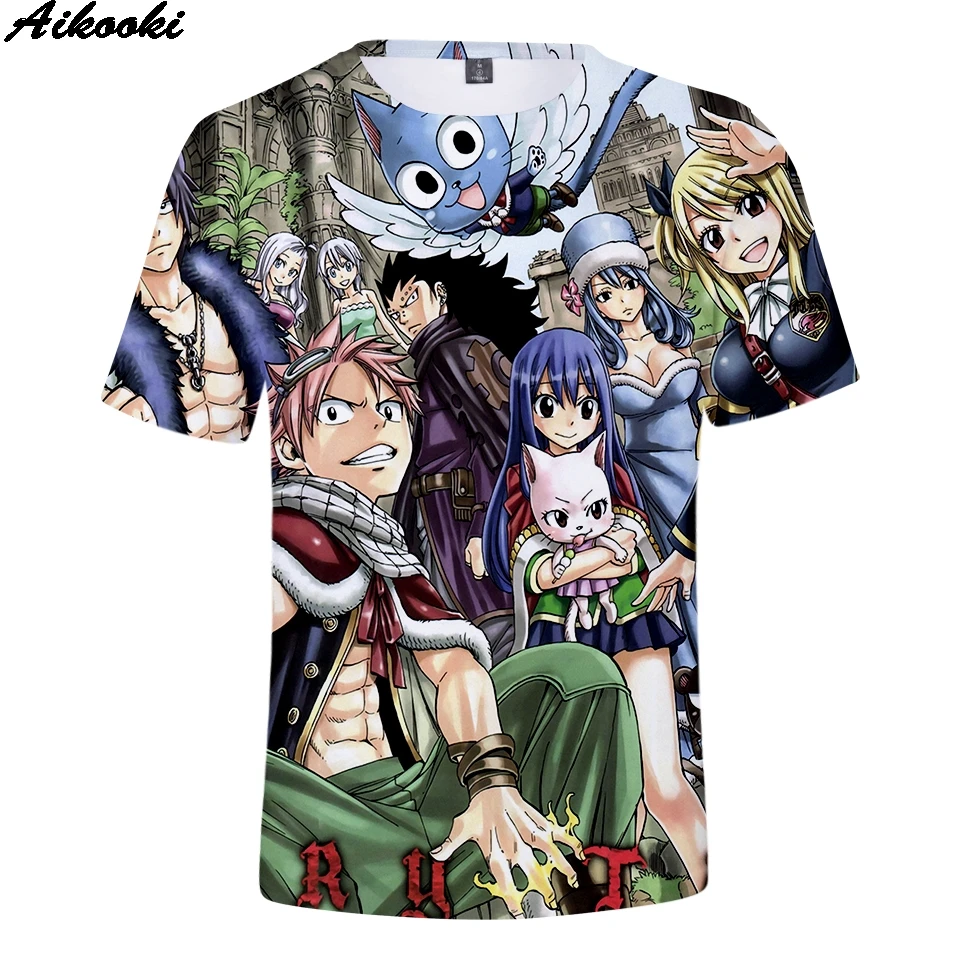 Hot Sale Fairy Tail Japanese Anime 3D Print Men's Women's T-Shirt Fairy Tail Summer High Quality Harajuku 3D Men's T Shirt Top
Hot Sale Fairy Tail Japanese Anime 3D Print Men's Women's T-Shirt Fairy Tail Summer High Quality Harajuku 3D Men's T Shirt Top