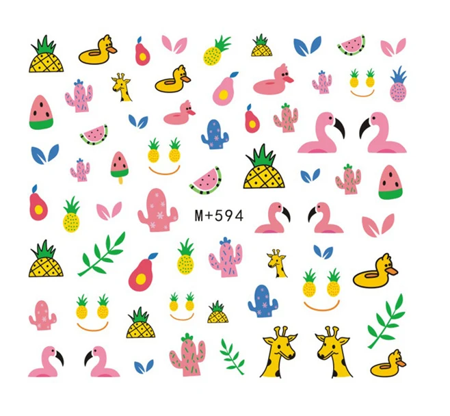 Nail Sticker Water Tranfer Decals Nails Art Slider Tattoo Cactus Pineapple Bird Duck Designs Decoration Manicure Foil Wraps
Nail Sticker Water Tranfer Decals Nails Art Slider Tattoo Cactus Pineapple Bird Duck Designs Decoration Manicure Foil Wraps