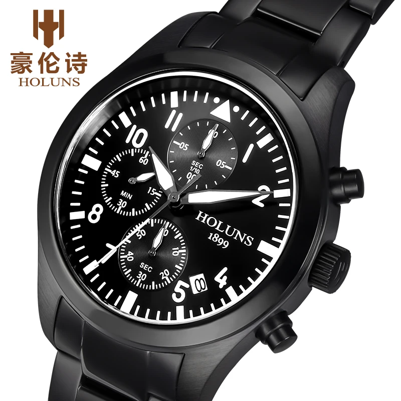 HOLUNS Men Chronograph Luminous Watch Sport Canvas Quartz-Watch Daily Waterproof Clock Date Men's Wrist Watch relogio masculino
HOLUNS Men Chronograph Luminous Watch Sport Canvas Quartz-Watch Daily Waterproof Clock Date Men's Wrist Watch relogio masculino
