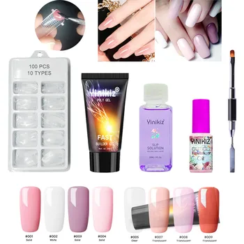 Poly Gel False Nails Paper-Free Fast Crystal Nail Extension Plastic Set gel nail polish nail art #35
Poly Gel False Nails Paper-Free Fast Crystal Nail Extension Plastic Set gel nail polish nail art #35