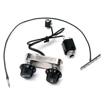 Violin Pickup Piezo Transducer Set Adjustable with Tone Volume Control Knob SMN88
Violin Pickup Piezo Transducer Set Adjustable with Tone Volume Control Knob SMN88