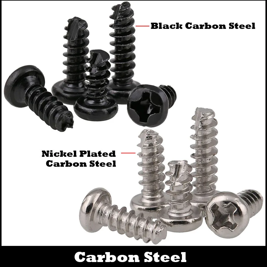 M3 M3*5/6/8 M3x5/6/8 Black Nickel Plated Carbon Steel Philips Cross Round Pam Head Thread Cutting Tail Self Tapping Micro Screw
M3 M3*5/6/8 M3x5/6/8 Black Nickel Plated Carbon Steel Philips Cross Round Pam Head Thread Cutting Tail Self Tapping Micro Screw