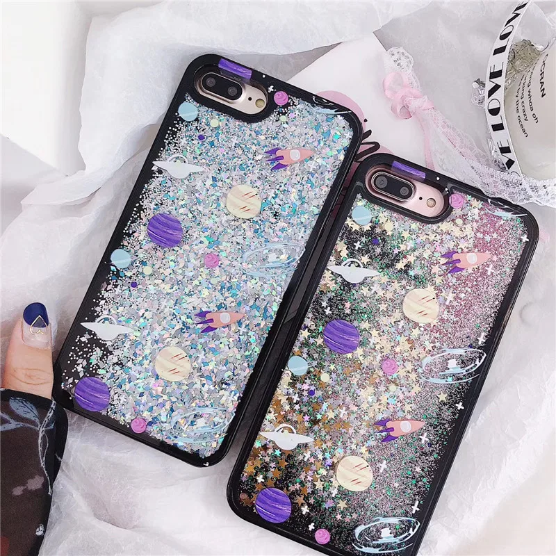 Bling Glitter Dynamic Saturn Planet Liquid Quicksand Phone Back For iPhone 6 6S 7 plus Case For iPhone 7 8 plus 6S Plus Capa
Bling Glitter Dynamic Saturn Planet Liquid Quicksand Phone Back For iPhone 6 6S 7 plus Case For iPhone 7 8 plus 6S Plus Capa