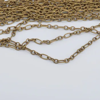 5 Meter width 3MM Antique Bronze Iron 3+1 Round Oval Shape Link Chains Figaro Necklace Chains Diy Findings Accessories
5 Meter width 3MM Antique Bronze Iron 3+1 Round Oval Shape Link Chains Figaro Necklace Chains Diy Findings Accessories