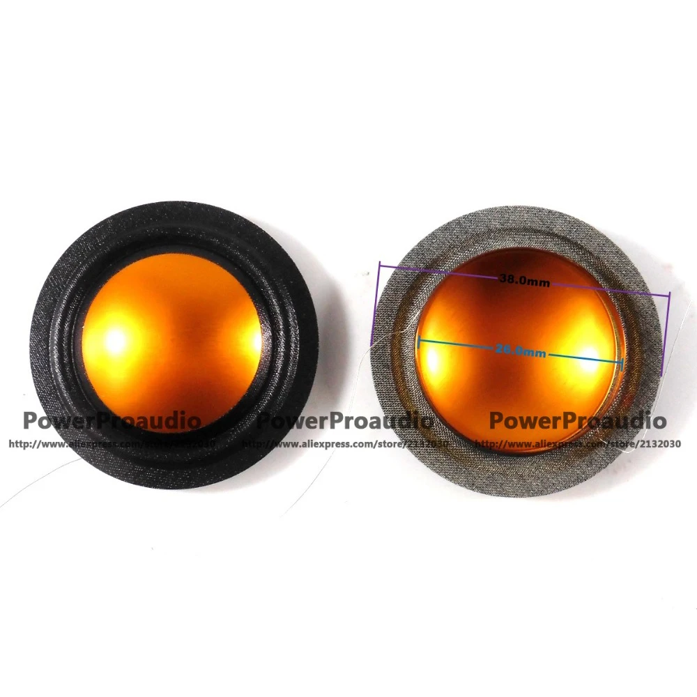10PCS High Quality 26mm silk+titanium diaphragm dome Tweeters loudspeaker speaker voice coil 4ohm
10PCS High Quality 26mm silk+titanium diaphragm dome Tweeters loudspeaker speaker voice coil 4ohm