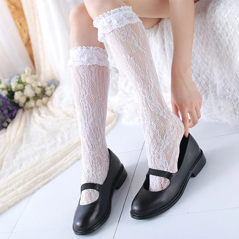 2 pairs Japanese Lolita lace tube socks cosplay anime stockings Korea cute soft sister lace socks
2 pairs Japanese Lolita lace tube socks cosplay anime stockings Korea cute soft sister lace socks