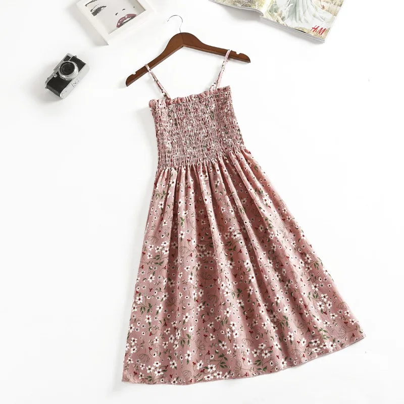 Women Pleated Floral Dress Sundress Boho Dresses 2019 Summer Spaghetti Strap Casual Dresses
Women Pleated Floral Dress Sundress Boho Dresses 2019 Summer Spaghetti Strap Casual Dresses