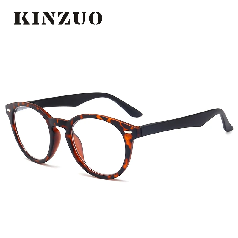Retro Leopard Individualized Elliptic Frame Spring Foot Wire Reading Glasses for Men and Women KINZUO
Retro Leopard Individualized Elliptic Frame Spring Foot Wire Reading Glasses for Men and Women KINZUO
