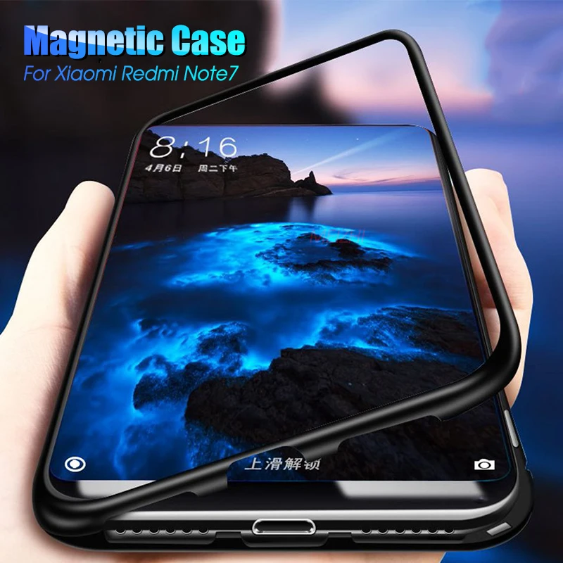 Magnetic Adsorption Case For Xiaomi Redmi Note 7 Pro coque Tempered Glass Magnet Back Cover For Xiaomi Redme Note7 Not 7 Capa
Magnetic Adsorption Case For Xiaomi Redmi Note 7 Pro coque Tempered Glass Magnet Back Cover For Xiaomi Redme Note7 Not 7 Capa