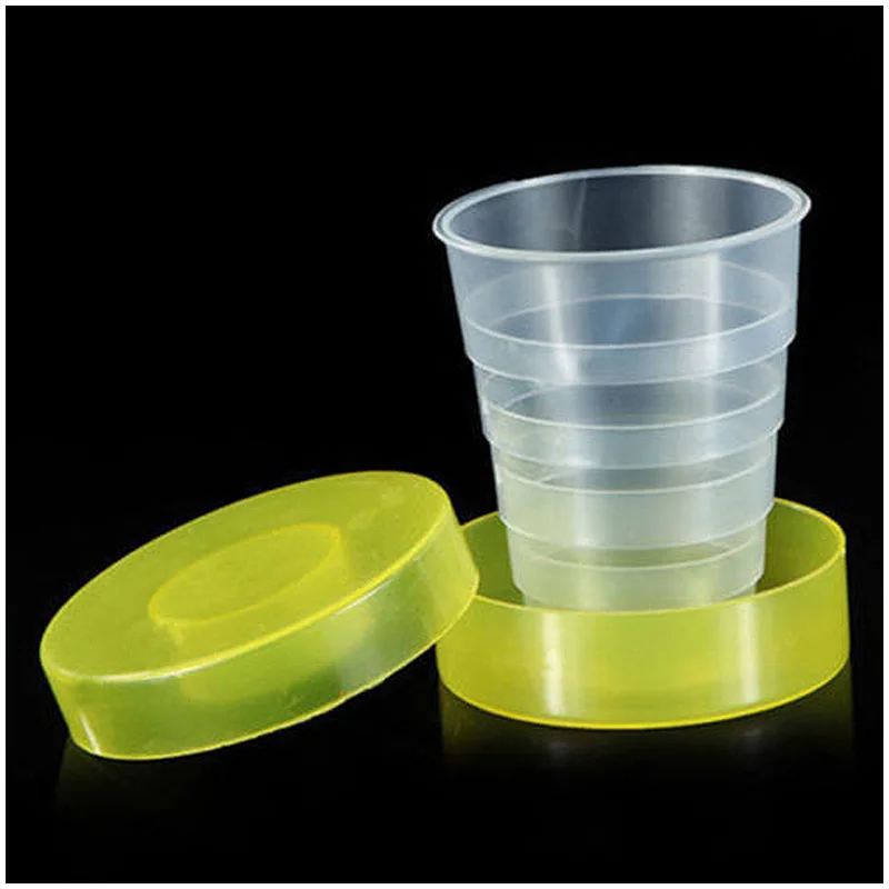 

Hot Portable Folding Collapsible Retractable Food-Grade PP Travel Cup Mug Random Color