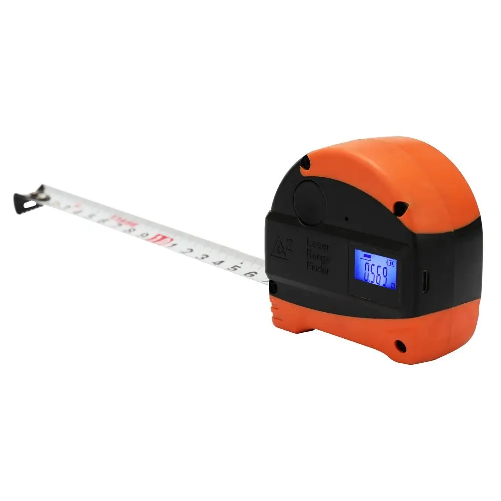 KKMOON Laser Tape Measure 2-in-1 Digital Laser Measure Laser Rangefinder with LCD Digital Display Magnetic Hook
KKMOON Laser Tape Measure 2-in-1 Digital Laser Measure Laser Rangefinder with LCD Digital Display Magnetic Hook
