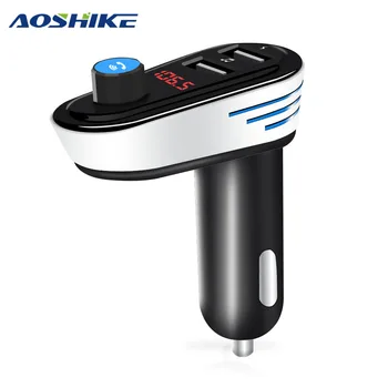 AOSHIKE 5V 3.1A FM Transmitter USB Bluetooth Car Audio Adapter Battery Voltage Double USB Charger wireless Bluetooth Handsfree
AOSHIKE 5V 3.1A FM Transmitter USB Bluetooth Car Audio Adapter Battery Voltage Double USB Charger wireless Bluetooth Handsfree