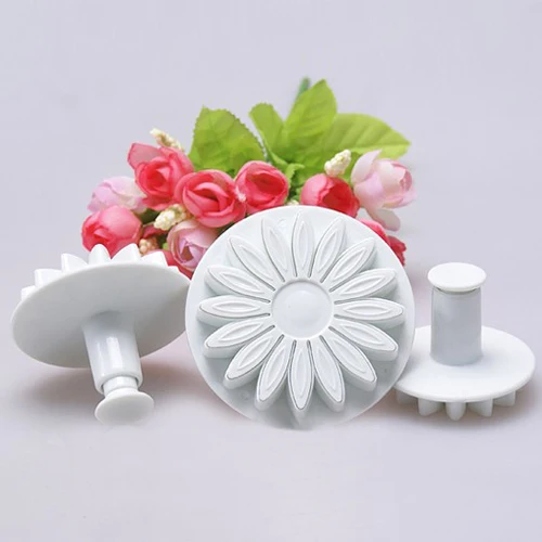 Hot Wholesale Sun Flower Fondant Sugarcraft Cake tools Plunger Cutter Decorating Christmas Cake Decorating Tools 3Pcs/Set
Hot Wholesale Sun Flower Fondant Sugarcraft Cake tools Plunger Cutter Decorating Christmas Cake Decorating Tools 3Pcs/Set