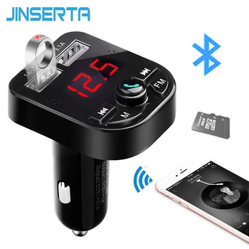JINSERTA Wireless LCD Music MP3 Audio Receiver Adapter Transmitter TF Slot FM Modulator Bluetooth Hands-free Car Kit USB Charger
JINSERTA Wireless LCD Music MP3 Audio Receiver Adapter Transmitter TF Slot FM Modulator Bluetooth Hands-free Car Kit USB Charger