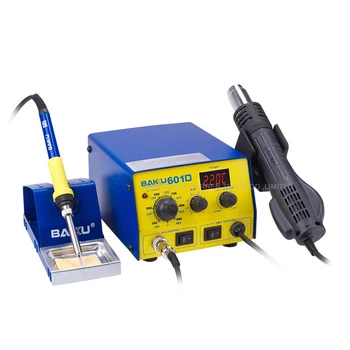 BAKU BK-601D LED Digital Display Soldering Gun BGA Rework Station Electric Soldering Station Phone Hot Air SMD Rework Station
BAKU BK-601D LED Digital Display Soldering Gun BGA Rework Station Electric Soldering Station Phone Hot Air SMD Rework Station
