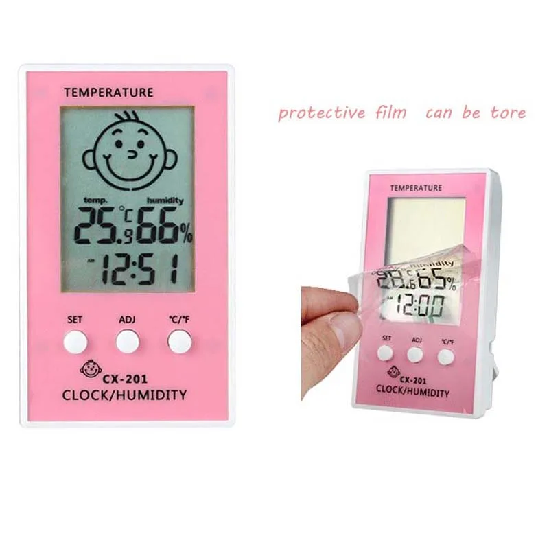 4 Color Portable Digital Indoors Outdoors Hangable Thermometer Precise Hygrometer Table Temperature Logger Humidity Meter