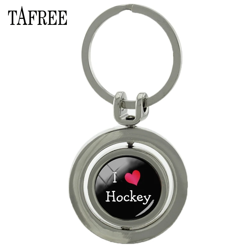 TAFREE I LOVE Hockey Revolving Pendant Keychain Trendy Fashion Key Ring Key Chain Gift For Men Dad Car Keychain Jewelry SP491
TAFREE I LOVE Hockey Revolving Pendant Keychain Trendy Fashion Key Ring Key Chain Gift For Men Dad Car Keychain Jewelry SP491