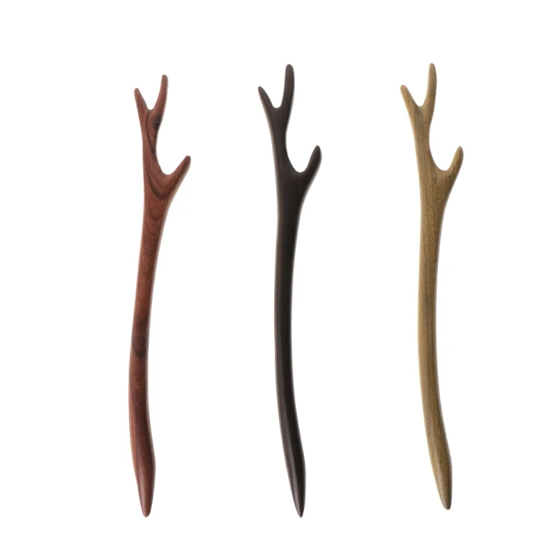 Ebony Hairpin Chinese Style Retro Hair Stick Antler Natural Wood Jewelry Vintage Exquisite Hair Accessories
Ebony Hairpin Chinese Style Retro Hair Stick Antler Natural Wood Jewelry Vintage Exquisite Hair Accessories