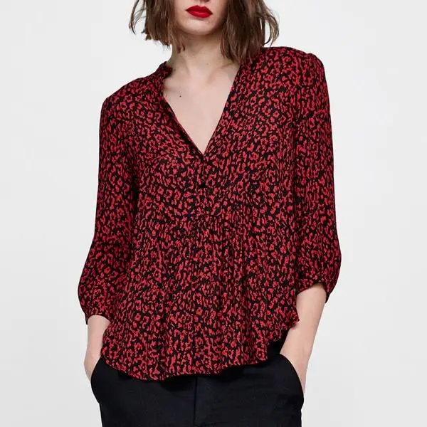 women's animal print loose women blouses red leopard print blusa female overalls print animal shirts shorts
women's animal print loose women blouses red leopard print blusa female overalls print animal shirts shorts