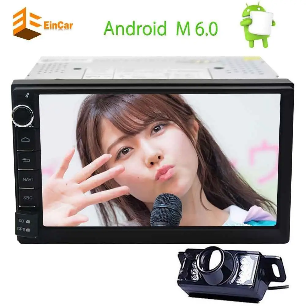 Android 6.0 Quad Core 7''Car Stereo Double Din GPS Navigation Car Radio In Dash Headunit NO-DVD 1080P Bluetooth WiFi+Back Camera
Android 6.0 Quad Core 7''Car Stereo Double Din GPS Navigation Car Radio In Dash Headunit NO-DVD 1080P Bluetooth WiFi+Back Camera