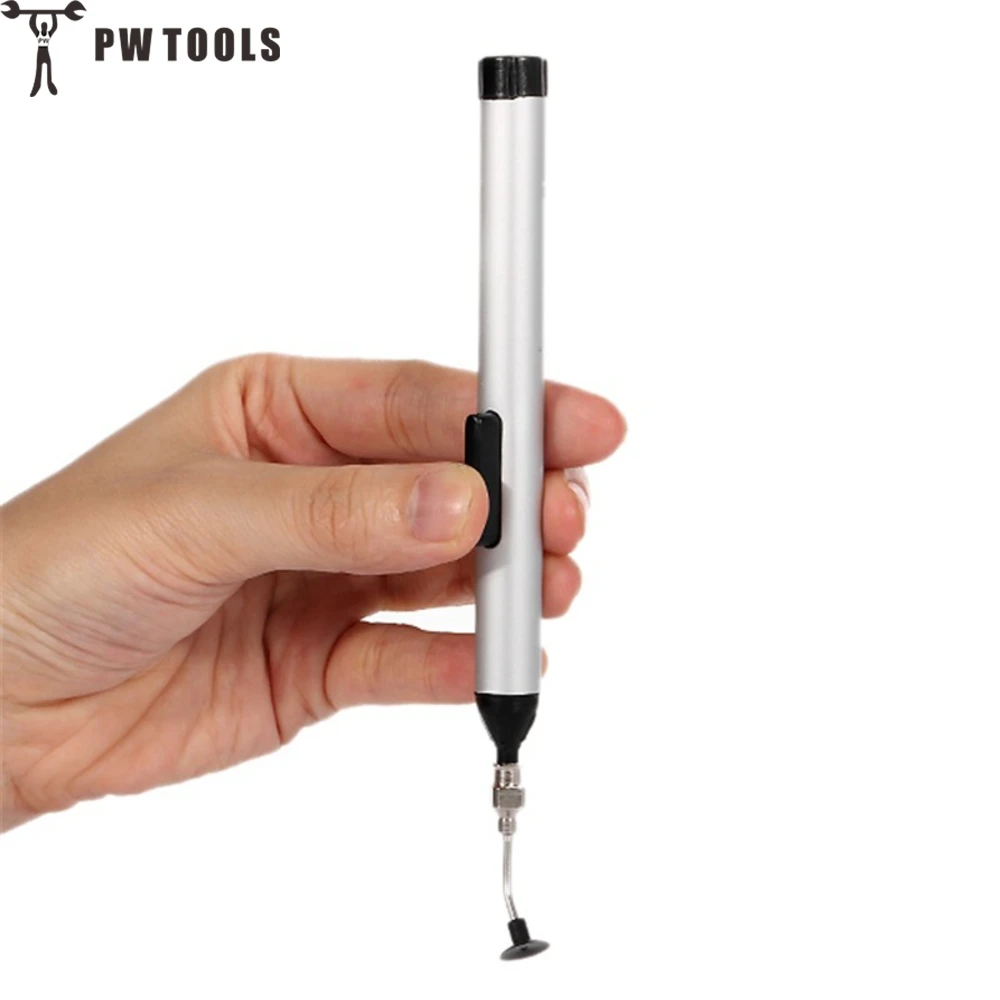 PW TOOLS Mini Vacuum Sucking Pen IC SMD Sucker Pick Up Hand 3 Suction Headers Tools Vacuum Suction Pen
PW TOOLS Mini Vacuum Sucking Pen IC SMD Sucker Pick Up Hand 3 Suction Headers Tools Vacuum Suction Pen