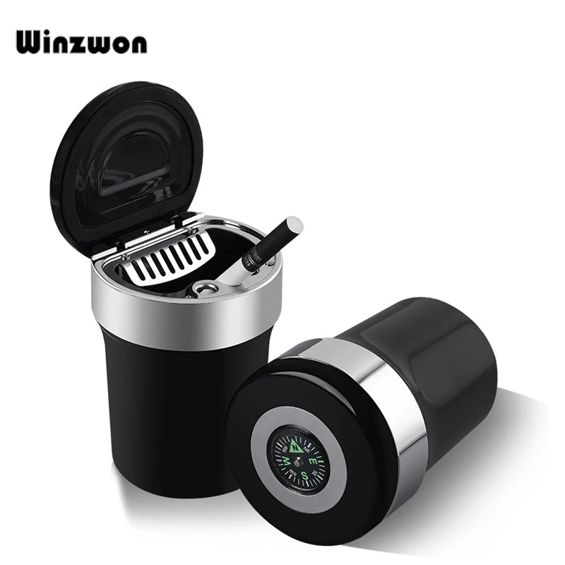 Cylinder Portable Auto Cigarette Ashtray Car Ash Tray Smokeless Cigar Car Holder Cup With Indicator Light For Boyfriend Gifts
Cylinder Portable Auto Cigarette Ashtray Car Ash Tray Smokeless Cigar Car Holder Cup With Indicator Light For Boyfriend Gifts