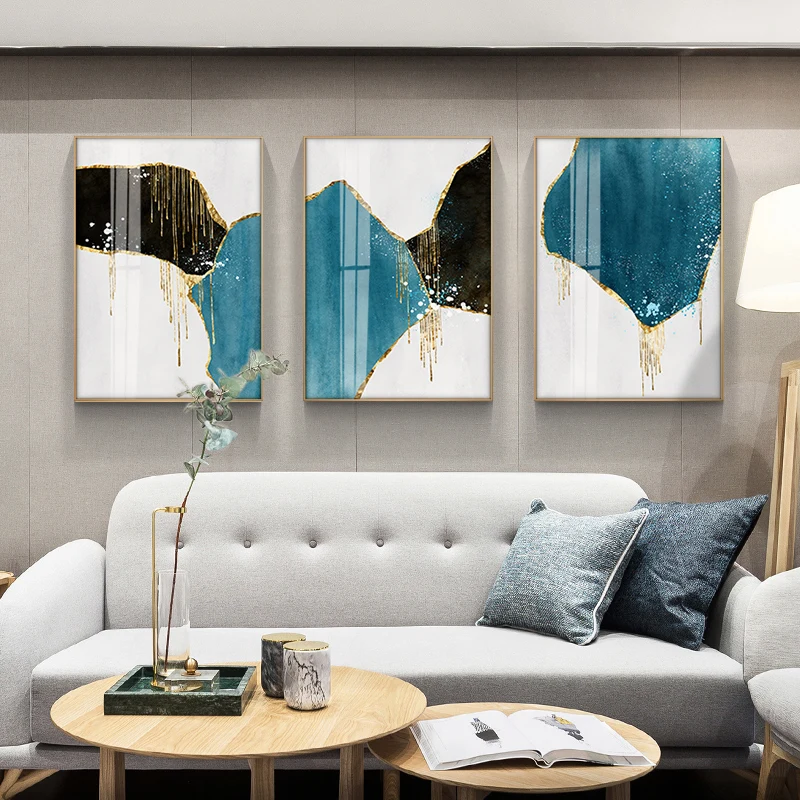 Abstract Canvas Painting Modern Blue Golden Wall Art Posters Fashion Print Picture for Living Room Bedroom Home Decor Unframed
Abstract Canvas Painting Modern Blue Golden Wall Art Posters Fashion Print Picture for Living Room Bedroom Home Decor Unframed