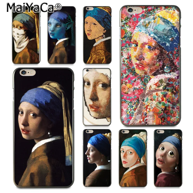 MaiYaCa Girl With A Pearl Earring Vermeer Colorful Cute soft Phone Case for iPhone 8 7 6 6S Plus X XS XR XSMax 10 5 5S SE Coque
MaiYaCa Girl With A Pearl Earring Vermeer Colorful Cute soft Phone Case for iPhone 8 7 6 6S Plus X XS XR XSMax 10 5 5S SE Coque