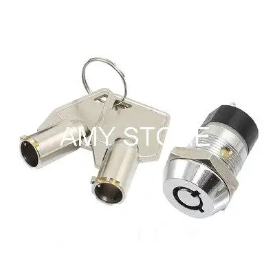 S1902 19mm Thread Self Locking 2NO 2NC 2 Position 125VAC 4A/250VAC 2A Metal Rotary Selector Switch
S1902 19mm Thread Self Locking 2NO 2NC 2 Position 125VAC 4A/250VAC 2A Metal Rotary Selector Switch