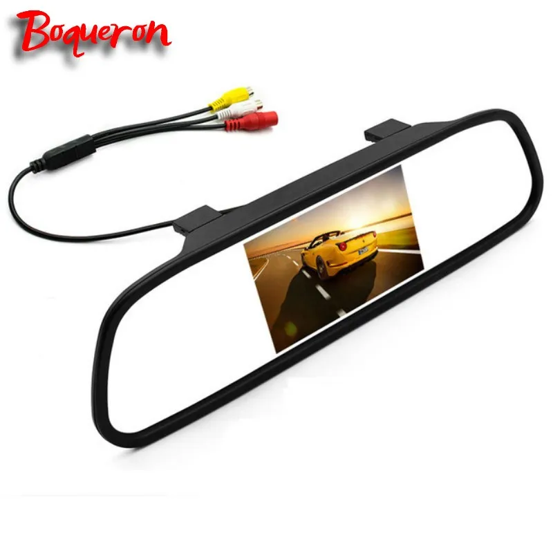 Parking Kit with 4.3" TFT LCD Display Car Rearview Mirror Monitor with TFT LCD Screen Digital Color Accessories 12V RCA Choose
Parking Kit with 4.3" TFT LCD Display Car Rearview Mirror Monitor with TFT LCD Screen Digital Color Accessories 12V RCA Choose