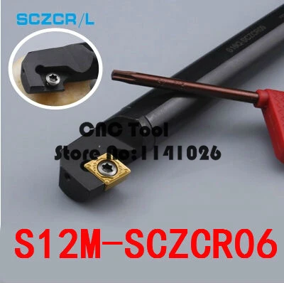S12M-SCZCR06 Metal Lathe Tools Internal Lathe Machine Turning Tools Set CNC Turning Tools Boring Bar Type SCZCR/L
S12M-SCZCR06 Metal Lathe Tools Internal Lathe Machine Turning Tools Set CNC Turning Tools Boring Bar Type SCZCR/L