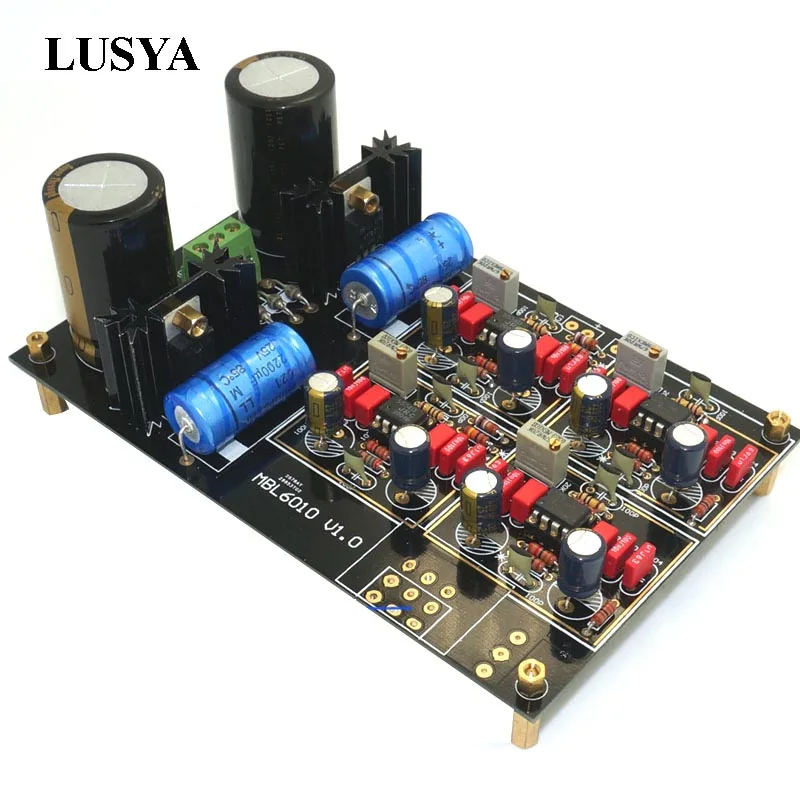 Lusya High-end MBL6010D HIFI preamplifier DIY kits Stereo Adopt JRC5534 Customized T0303