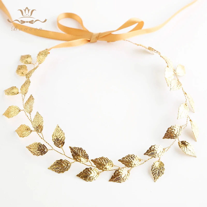 Fashion Korean Brides Headbands Gold Leaves Soft Hairbands Long Wedding Hair Accessories Party Dress Accessories
Fashion Korean Brides Headbands Gold Leaves Soft Hairbands Long Wedding Hair Accessories Party Dress Accessories
