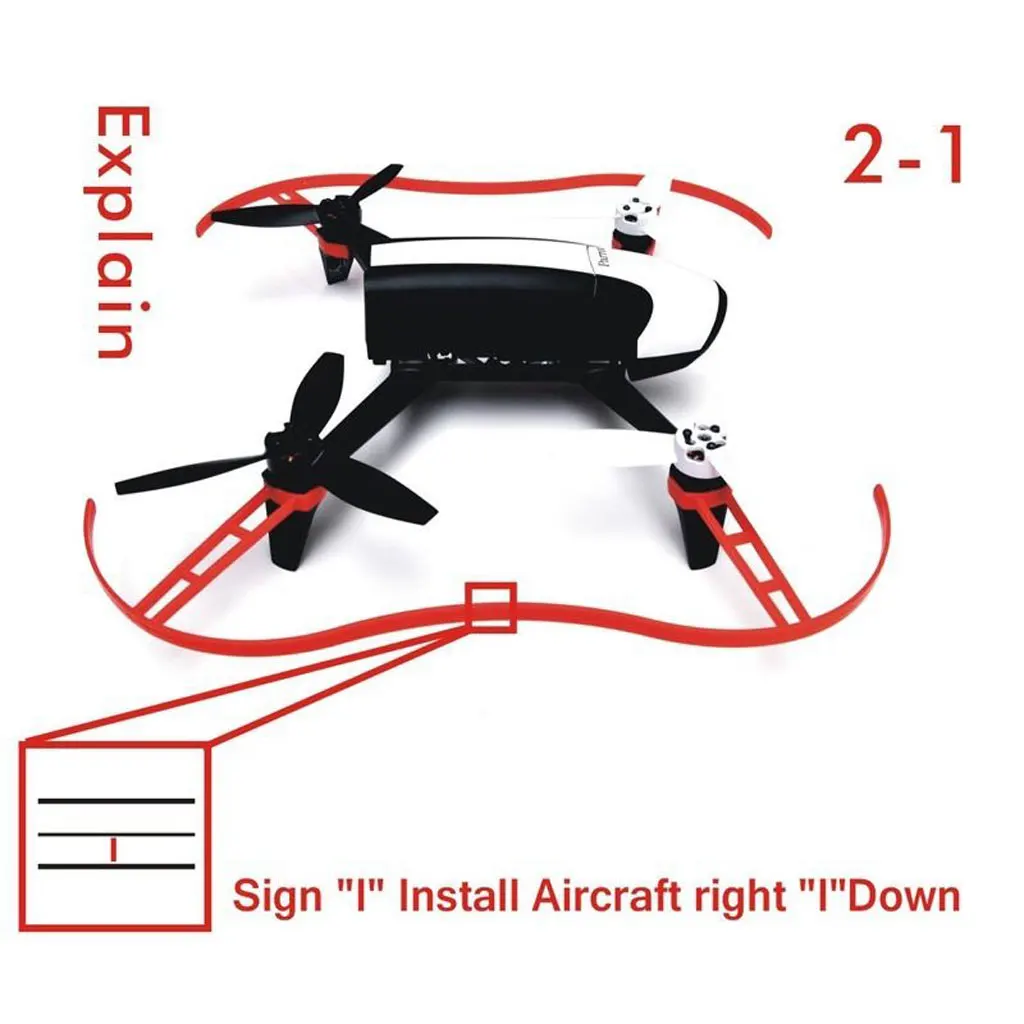 2Pcs Drone Propeller Guards Prop Protector Crashproof Protection Ring for Parrot Bebop 2.0 - Red
2Pcs Drone Propeller Guards Prop Protector Crashproof Protection Ring for Parrot Bebop 2.0 - Red