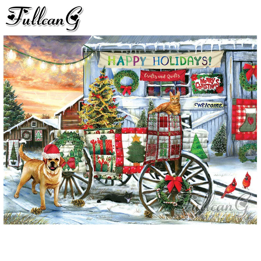 FULLCANG diy 5d diamond painting happy holidays scenery diamond embroidery sale mosaic full square/round drill decor FC388
FULLCANG diy 5d diamond painting happy holidays scenery diamond embroidery sale mosaic full square/round drill decor FC388