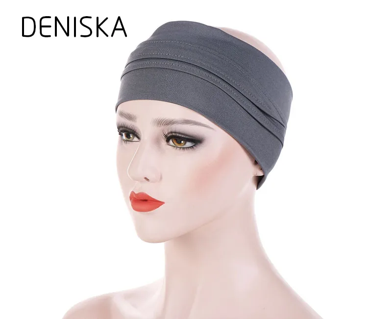DENISKA Sports Headband Hair Accessories Hot Three Bars Yoga With Headwear Wholesale Monochrome |