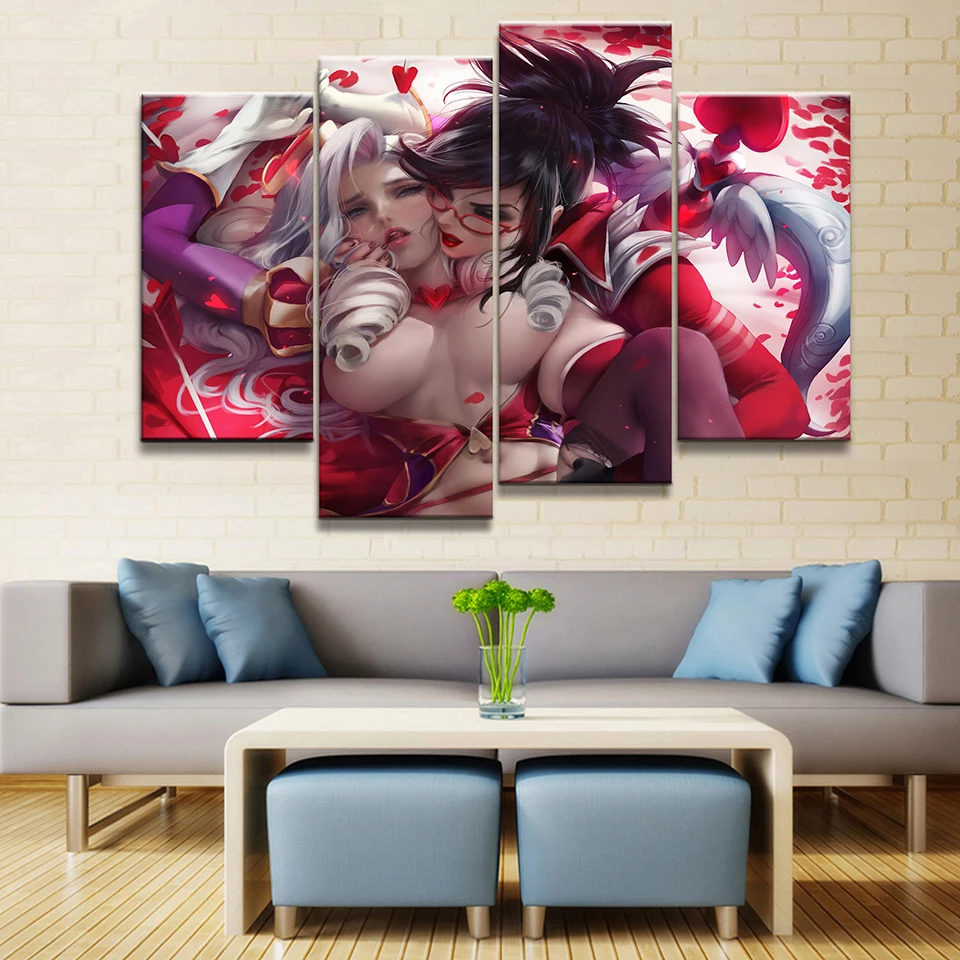 HD Prints Canvas Wall Art Painting Modular 4 Panel Game League Of Legends Picture Home Decoration Poster Living Room Framework
HD Prints Canvas Wall Art Painting Modular 4 Panel Game League Of Legends Picture Home Decoration Poster Living Room Framework