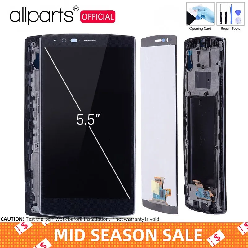 Dual SIM ORIGINAL 5.5" IPS Display For LG G4 Display H818 H818P Touch Screen Digitizer with Frame for LG G4 H818 LCD Display
Dual SIM ORIGINAL 5.5" IPS Display For LG G4 Display H818 H818P Touch Screen Digitizer with Frame for LG G4 H818 LCD Display